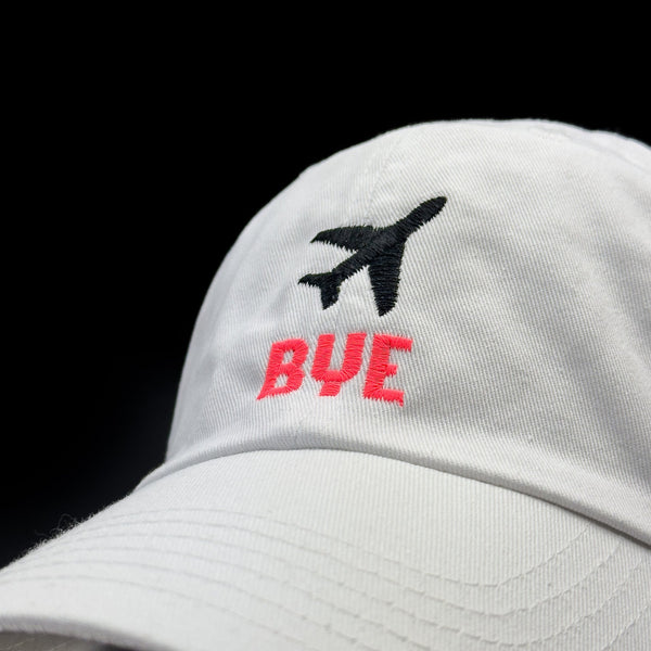 BYE - White/Black/Neon - Dad Hat