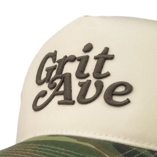 LEGACY - Tan/Camo - Structured 5-Panel