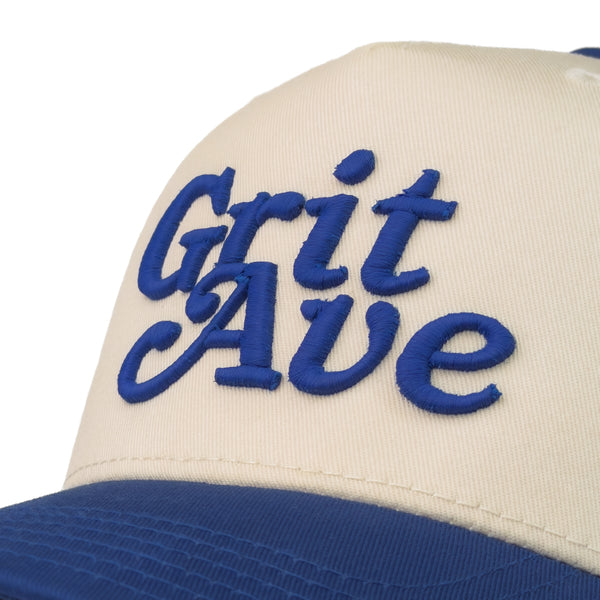 LEGACY - Tan/Blue - Structured 5-Panel