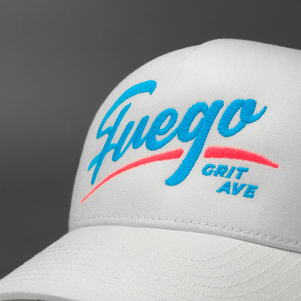 FUEGO Hot Neon/White - 5-Panel Trucker