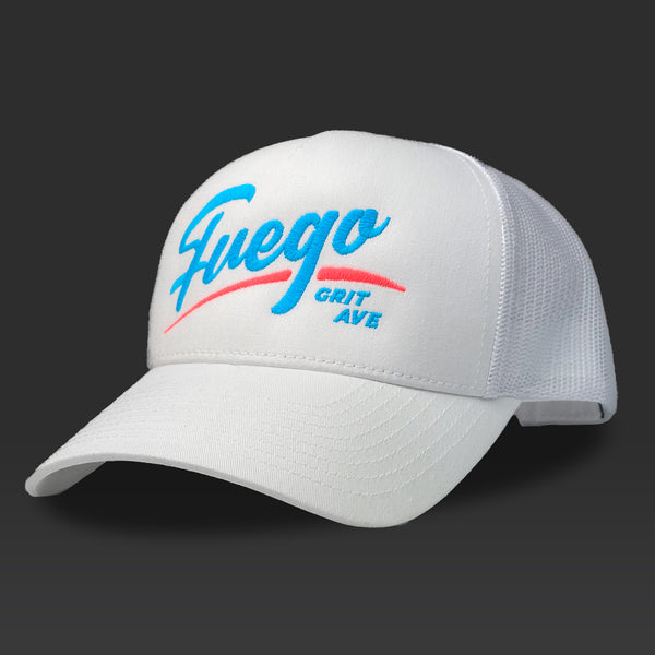 FUEGO Hot Neon/White - 5-Panel Trucker