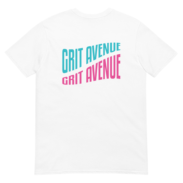 SLIDE - White Short Sleeve Tee