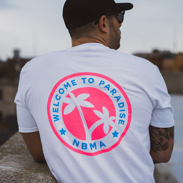 PARADISE - White Short Sleeve Tee