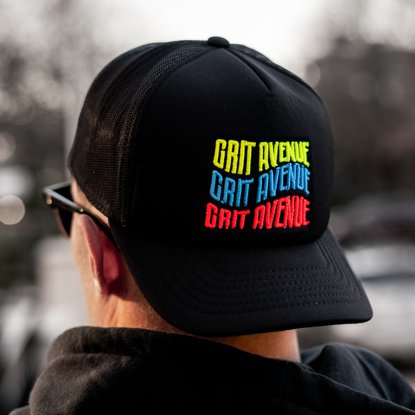 RIPPLE - Tri-Color/Black Foam Trucker