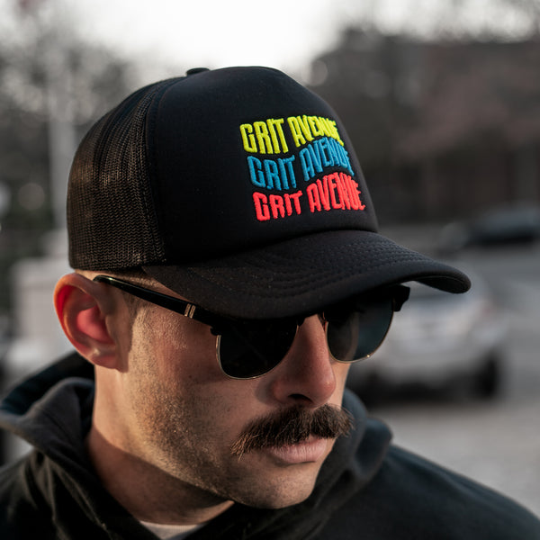 RIPPLE - Tri-Color/Black Foam Trucker