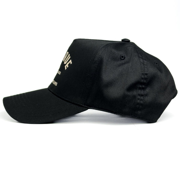 FIRST CLASS - Black/Tan - Structured 5-Panel