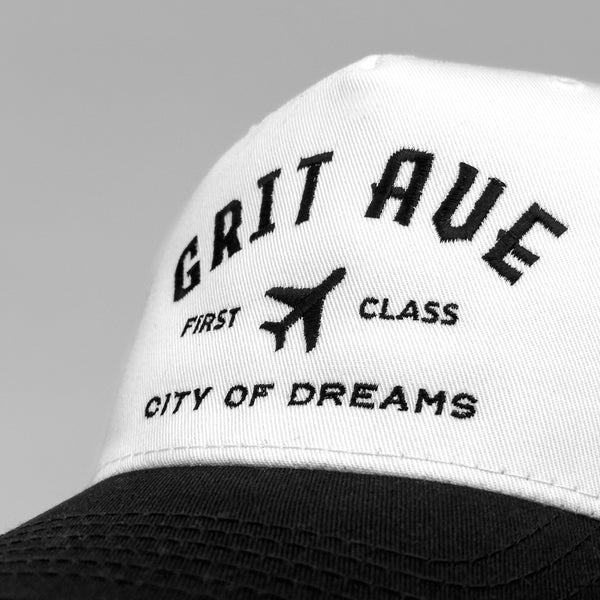 FIRST CLASS - Black/White 2-Tone - Structured 5-Panel