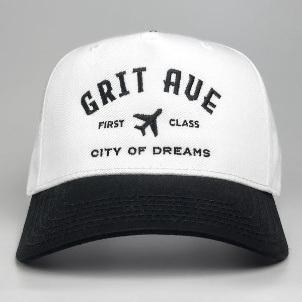 FIRST CLASS - Black/White 2-Tone - Structured 5-Panel