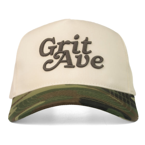 LEGACY - Tan/Camo - Structured 5-Panel