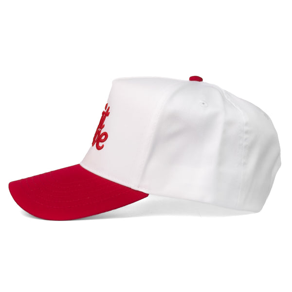 LEGACY - White/Red - Structured 5-Panel