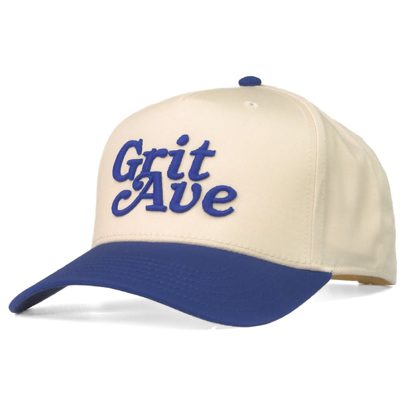 LEGACY - Tan/Blue - Structured 5-Panel