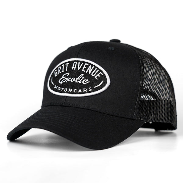 MOTOR - Black Mesh Trucker