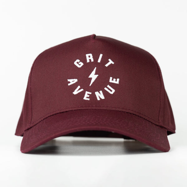 STATIC - Burgundy - Structured 5-Panel