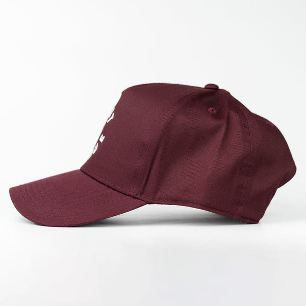 STATIC - Burgundy - Structured 5-Panel