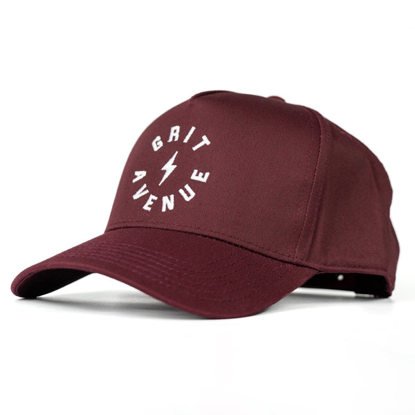 STATIC - Burgundy - Structured 5-Panel