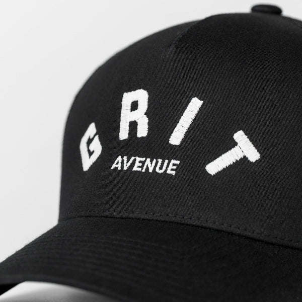 ARCH - Black 5-Panel Trucker