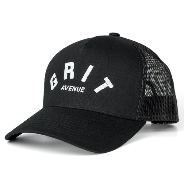 ARCH - Black 5-Panel Trucker