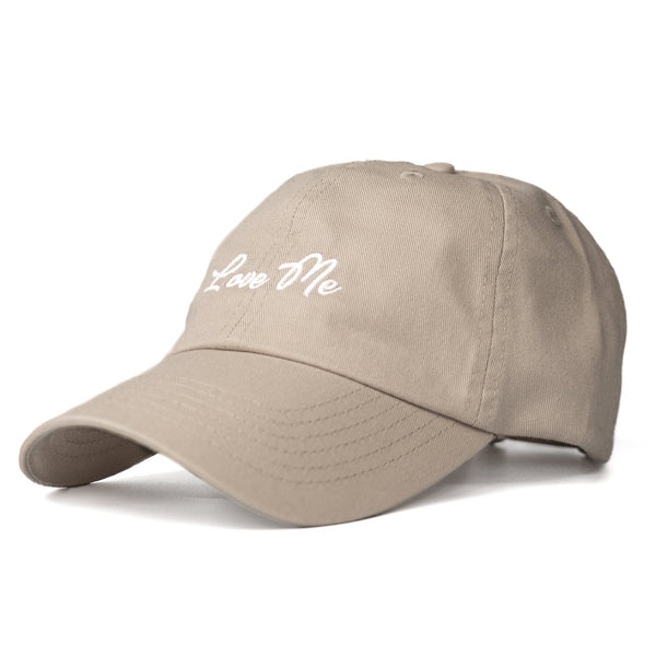 LOVE ME - Tan Dad Hat