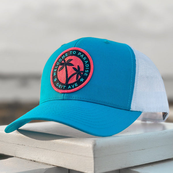 PARADISE - Bahama / White Mesh Trucker