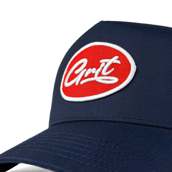 SCRIPT - Navy Structured 5-Panel