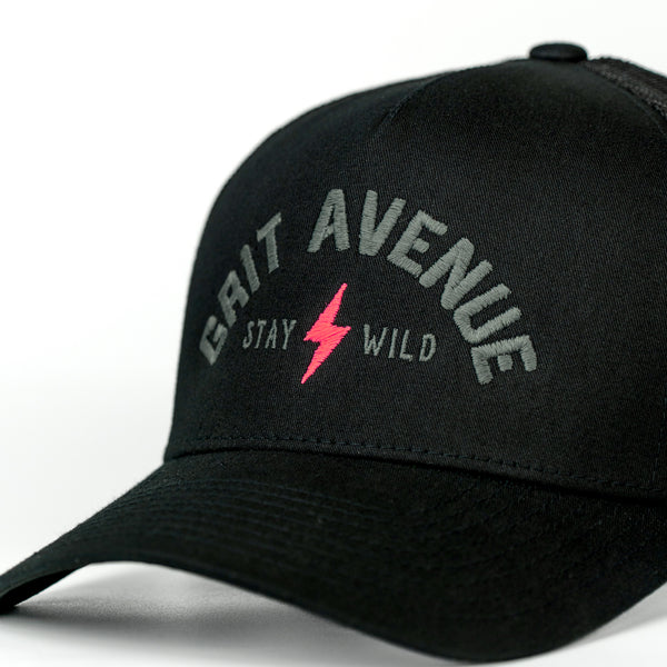 WILD Midnight - 5-Panel Trucker