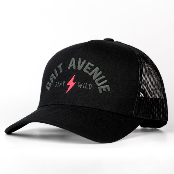 WILD Midnight - 5-Panel Trucker