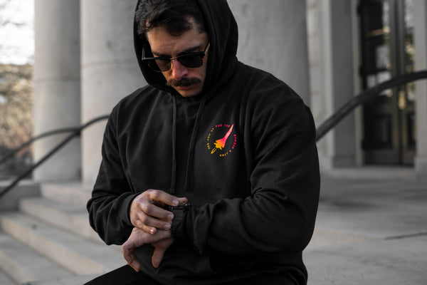 LAUNCH - Black Unisex Hoodie