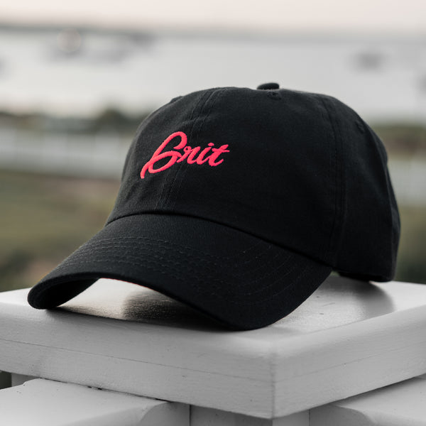 VINTAGE - Black/Pink Neon Classic Dad Hat