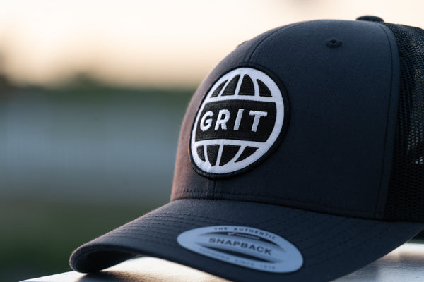 GLOBAL - Charcoal/Black Mesh Trucker