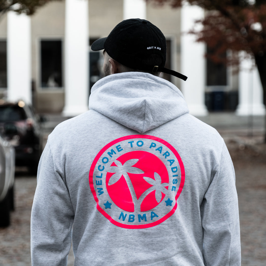 PARADISE NBMA - Gray Unisex Hoodie – Grit Avenue